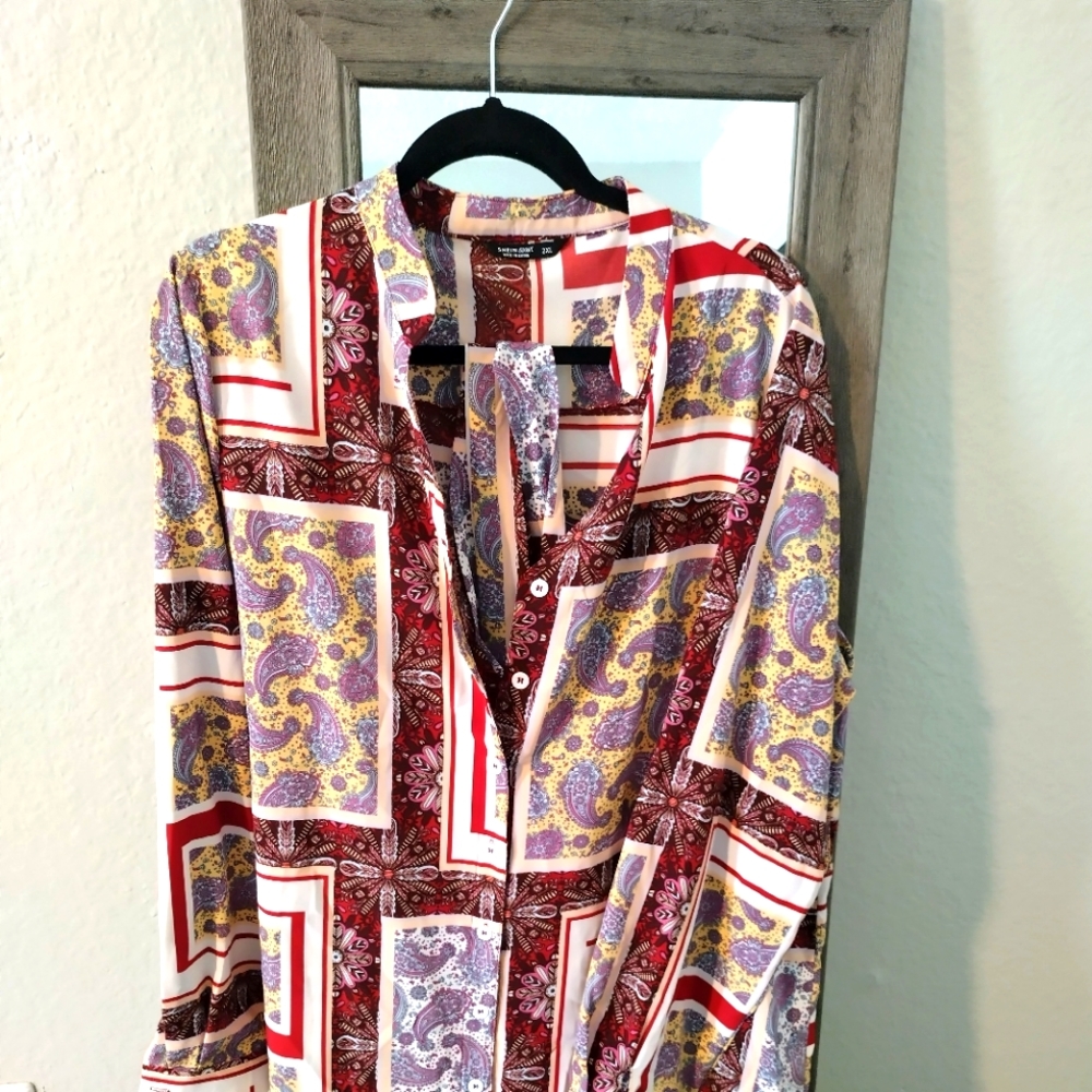 SheinCurve 2xl Multicolor Dress